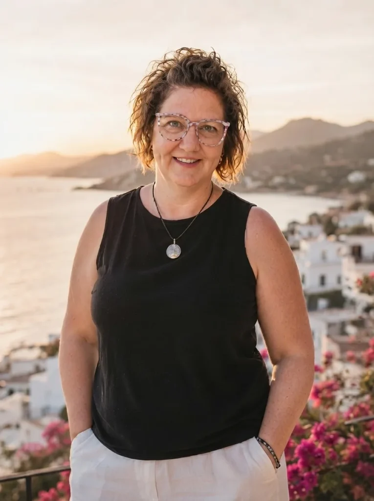Julie Chouinard, portrait chaleureux au bord de la Méditerranée